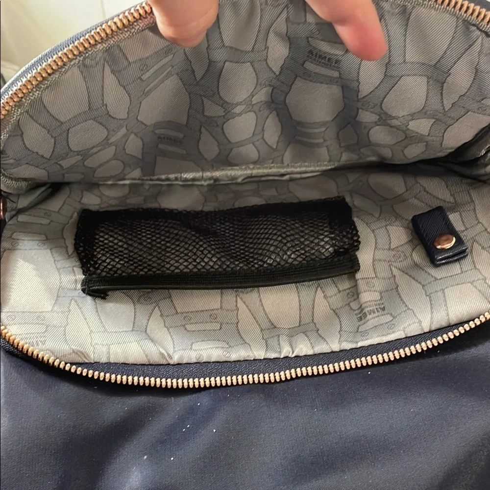 Aimee Kestenberg Blue Structured Backpack with Durable Fabric